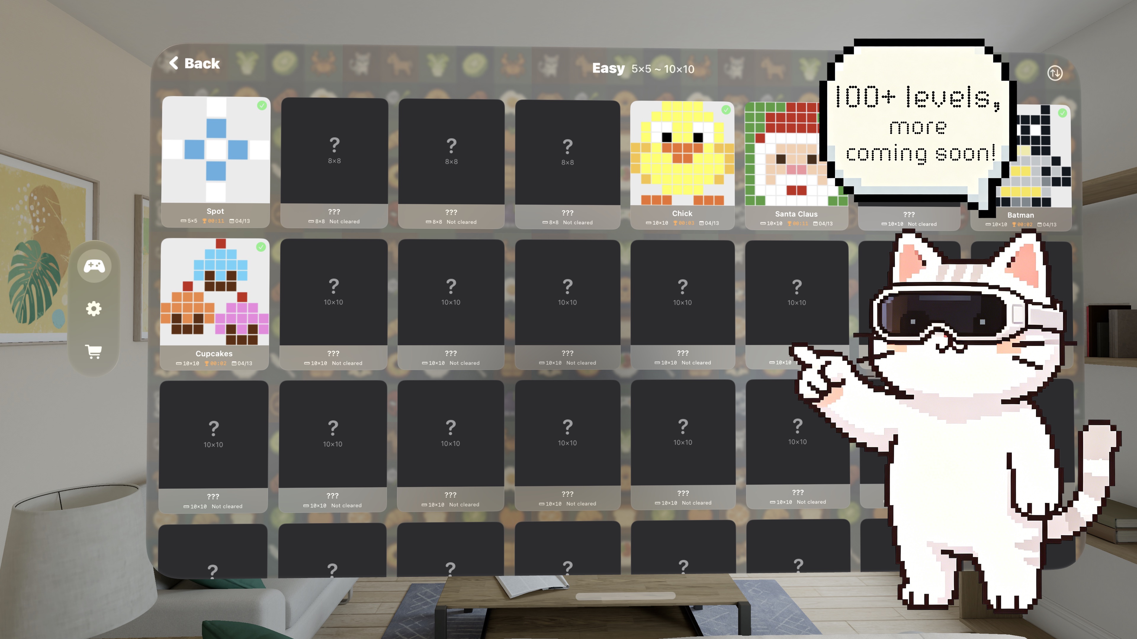 Nono Space gameplay board